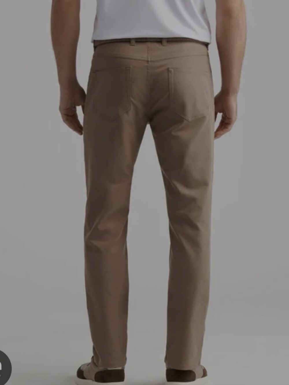 PETER MILLAR EUC DARK TAN COTTON DENIM JEANS SIZE 38